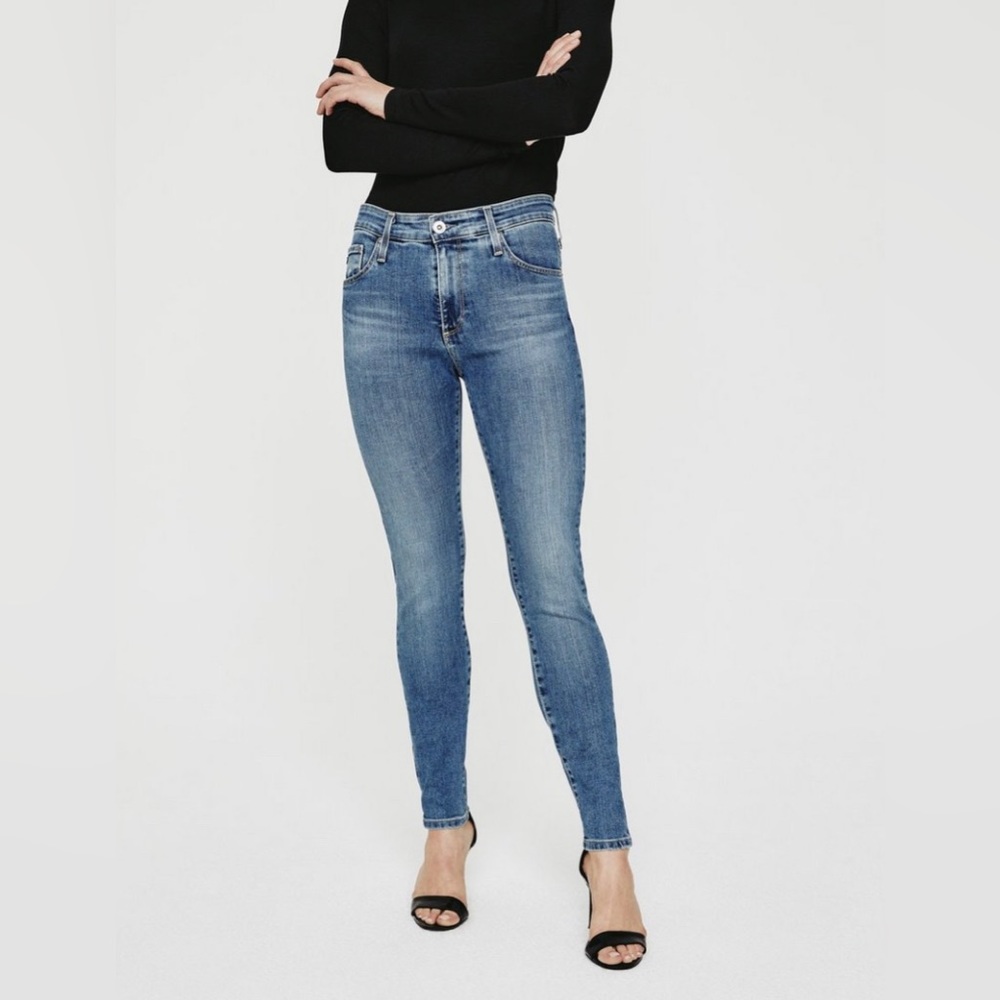 The Farrah High Rise Skinny Ankle - AG-ed Denim Adriano Goldschmied